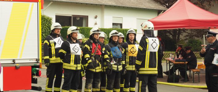 14 Mannschaften bei Kreisentscheid der Feuerwehrleistungsübung: Kirberg belegt Platz 3