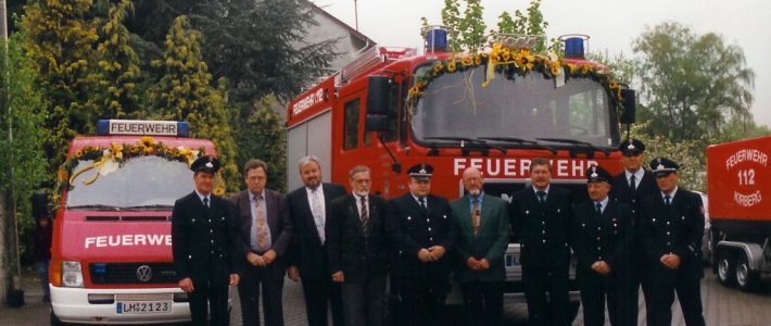 Seit 25 Jahren im Einsatz – das LF 16/12 und das MTF der Feuerwehr Kirberg