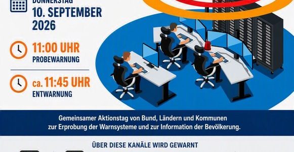 Bundesweiter Warntag: Warnsysteme in Deutschland werden getestet Bundesweiter Warntag: Warnsysteme in Deutschland werden getestet